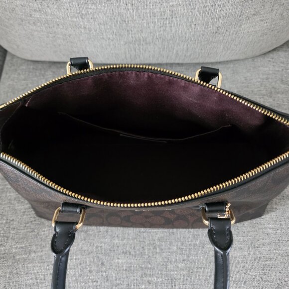 Georgia Satchel Bag In Signature Canvas - Picture 4 of 4